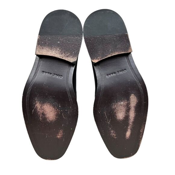 Cole Haan Mens Oxford Beckett Black‎ Leather Lace Up 3 Eyelet Split Toe Sz 8M main image 5